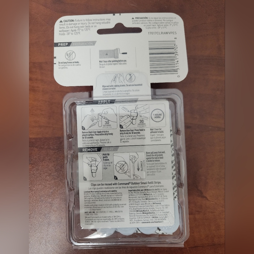 3M Command Outdoor Light Clips Value Pack Nwt - Picture 3 of 4